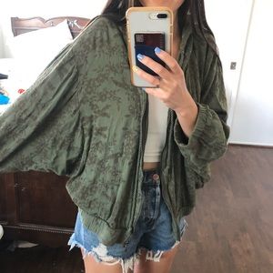 SOLD- Anthropologie Army Green Jacket
